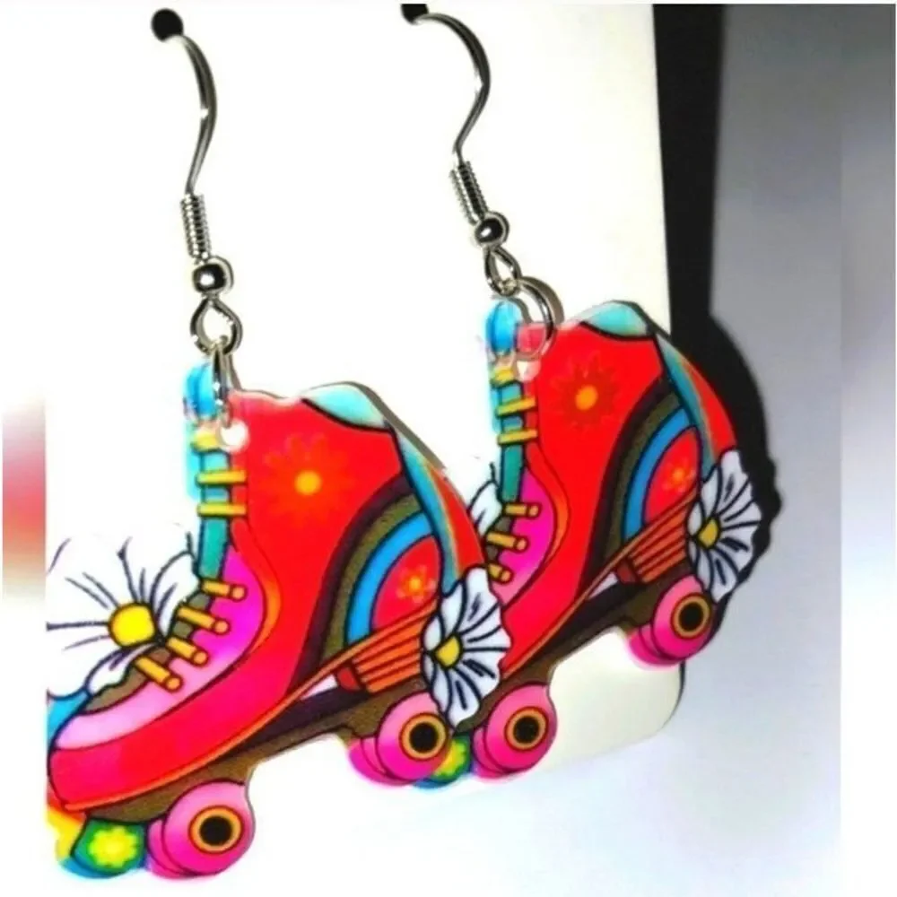Colorful fun 5d rainbow earrings